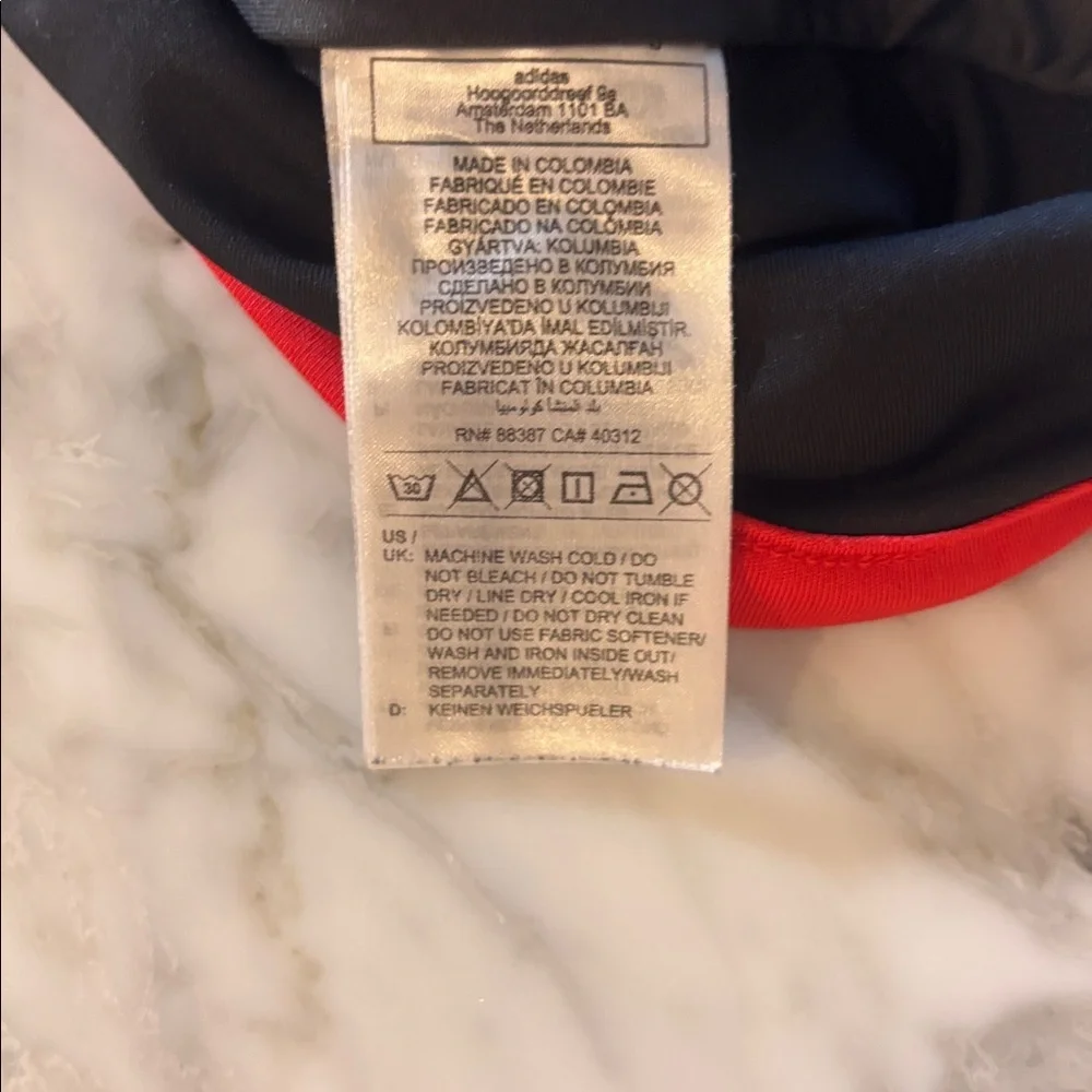 Adidas Black and Red DC United Jersey